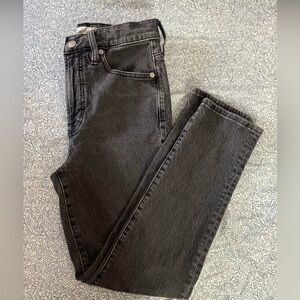 Madewell The Perfect Vintage Charcoal Denim Jeans size 25